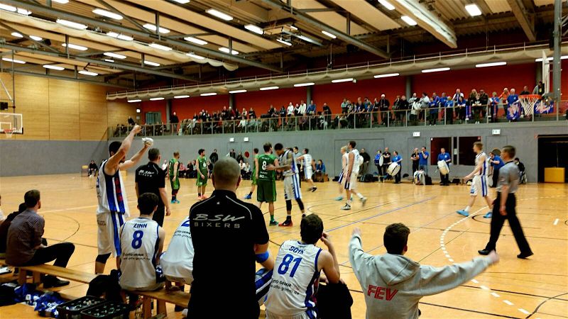 Die BSW Sixers konnten sich in gleicher Halle im Vorjahr den Titel sichern. // Foto: BVSA